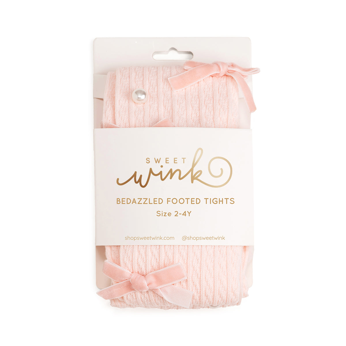 Sweet Wink Tights - Bedazzled Coquette