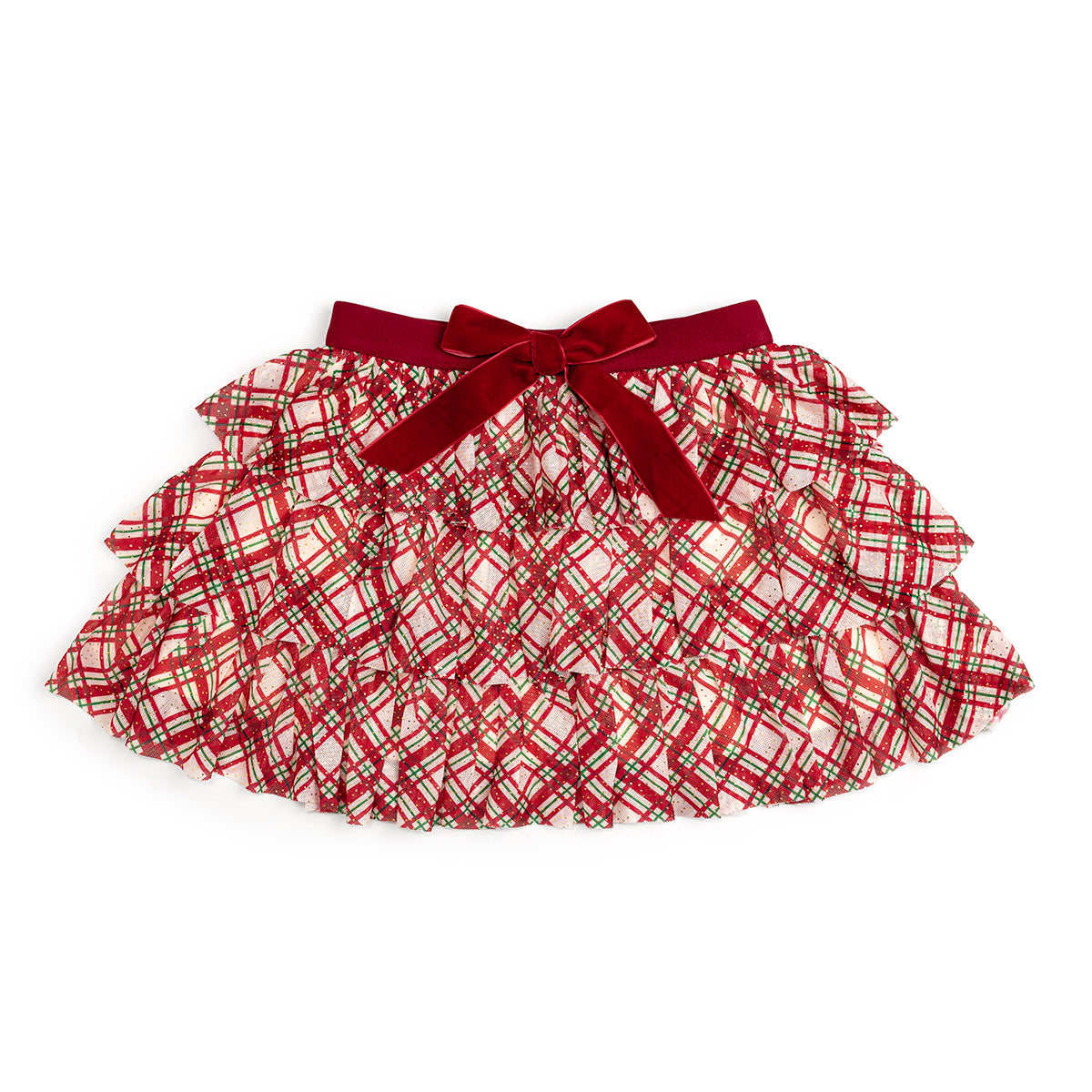 Sweet Wink Tutu - Christmas Plaid Bow