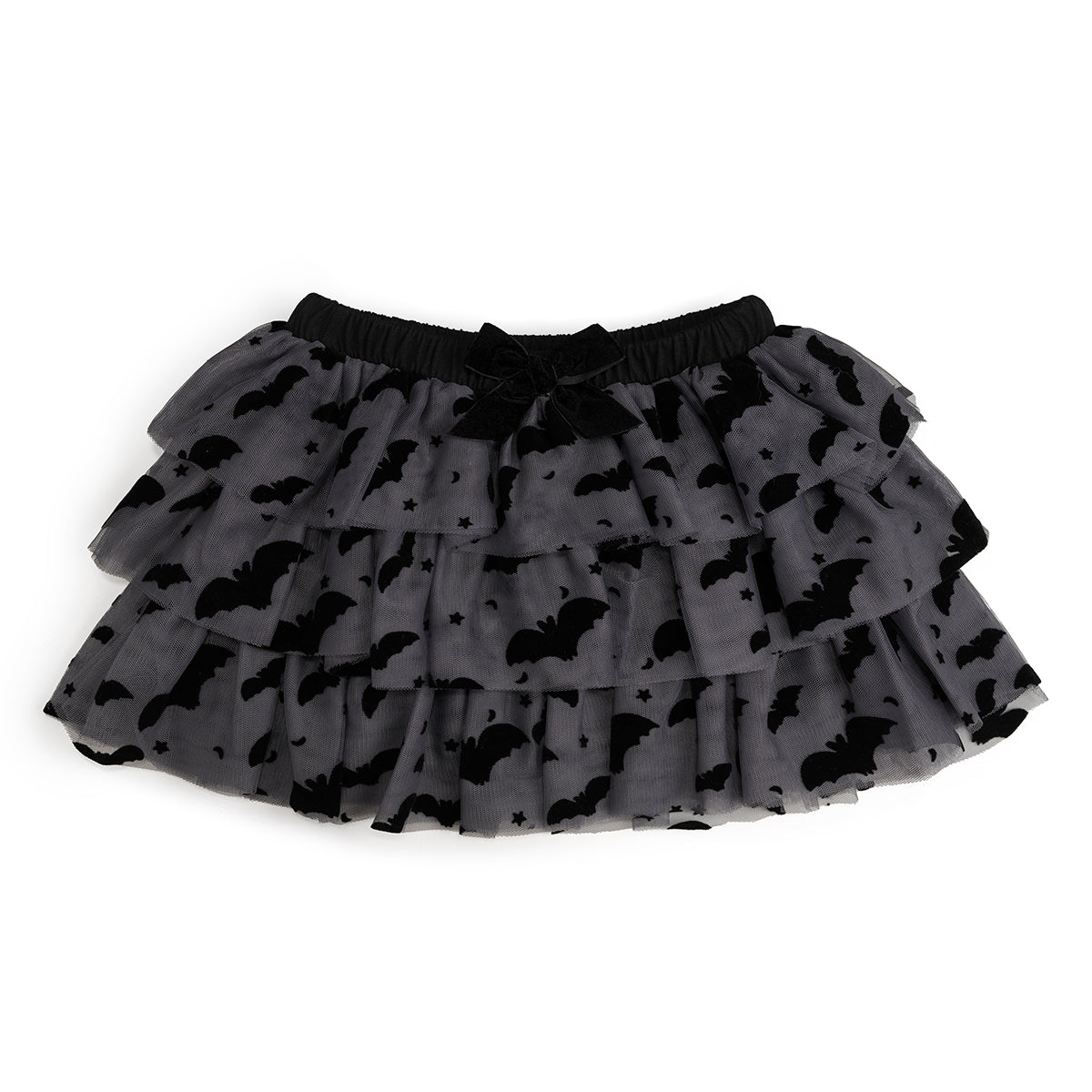Sweet Wink Tutu - Halloween Flocked Bats
