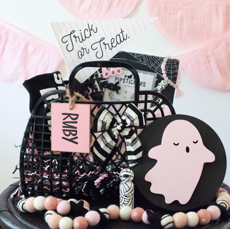 Retro Basket Jelly Bag - Black