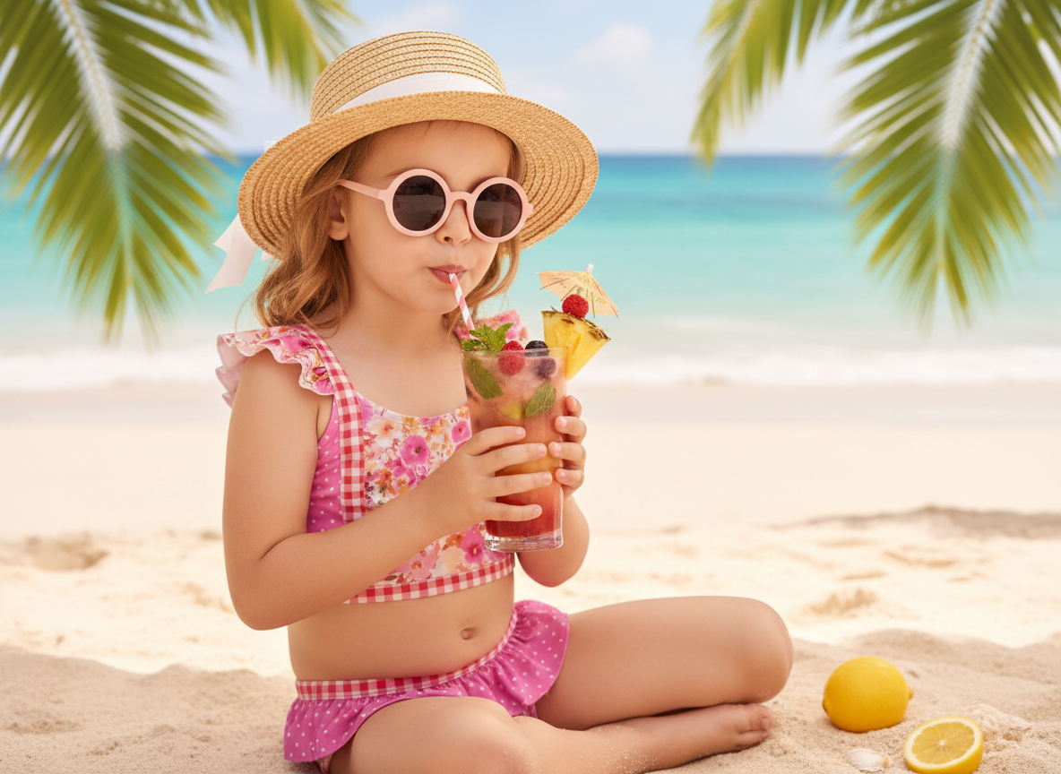 Nora Swimsuit - Pink Posy Parade
