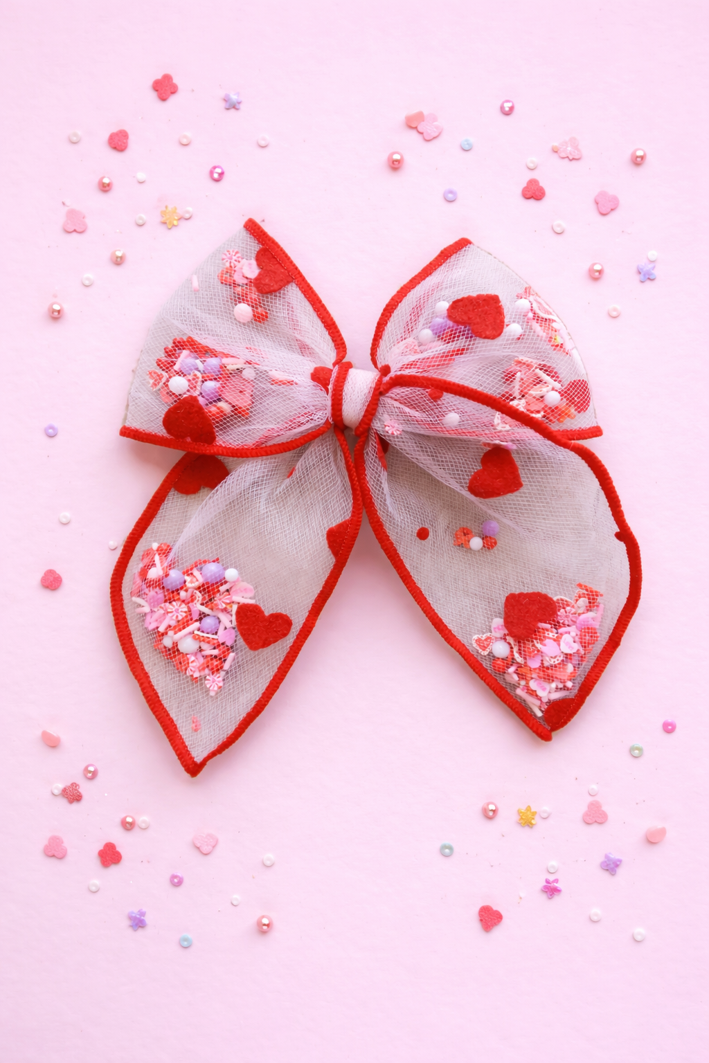 Mesh Shaker Bow - Loveable Locks