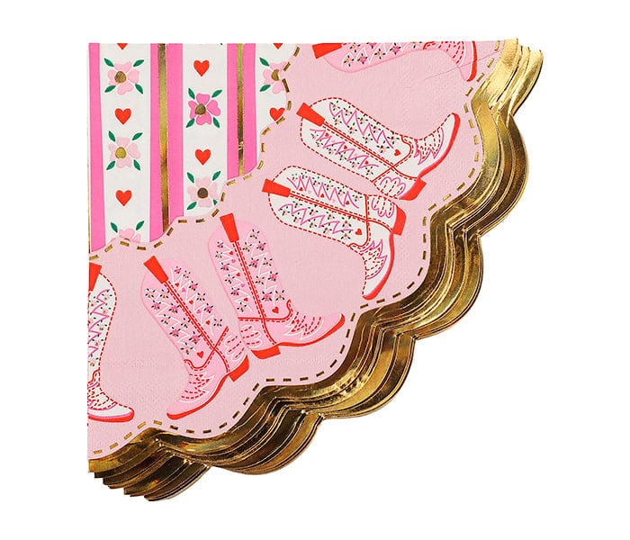 Boot Scoot Blooms Napkins - 20 PK
