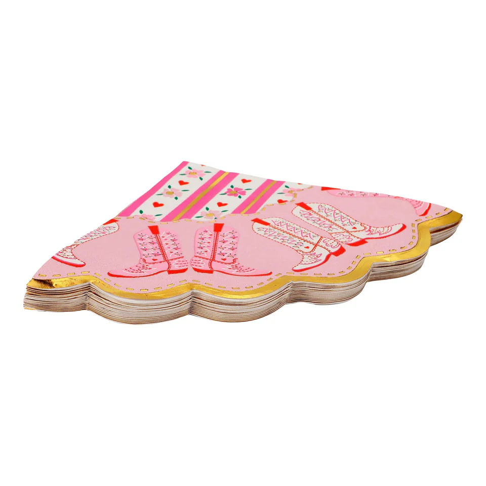 Boot Scoot Blooms Napkins - 20 PK