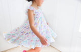 Brielle Shimmer Dress - Sweet Peep
