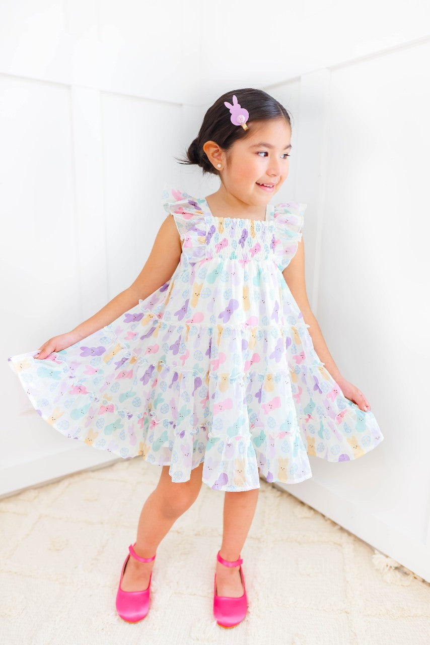 Brielle Shimmer Dress - Sweet Peep (Pre-Order)