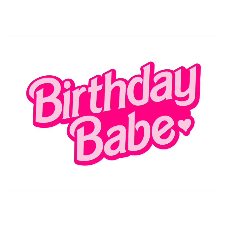 Birthday Babe Banner (Barbie Inspired) | Girls Birthday Sign: Original 36x26"