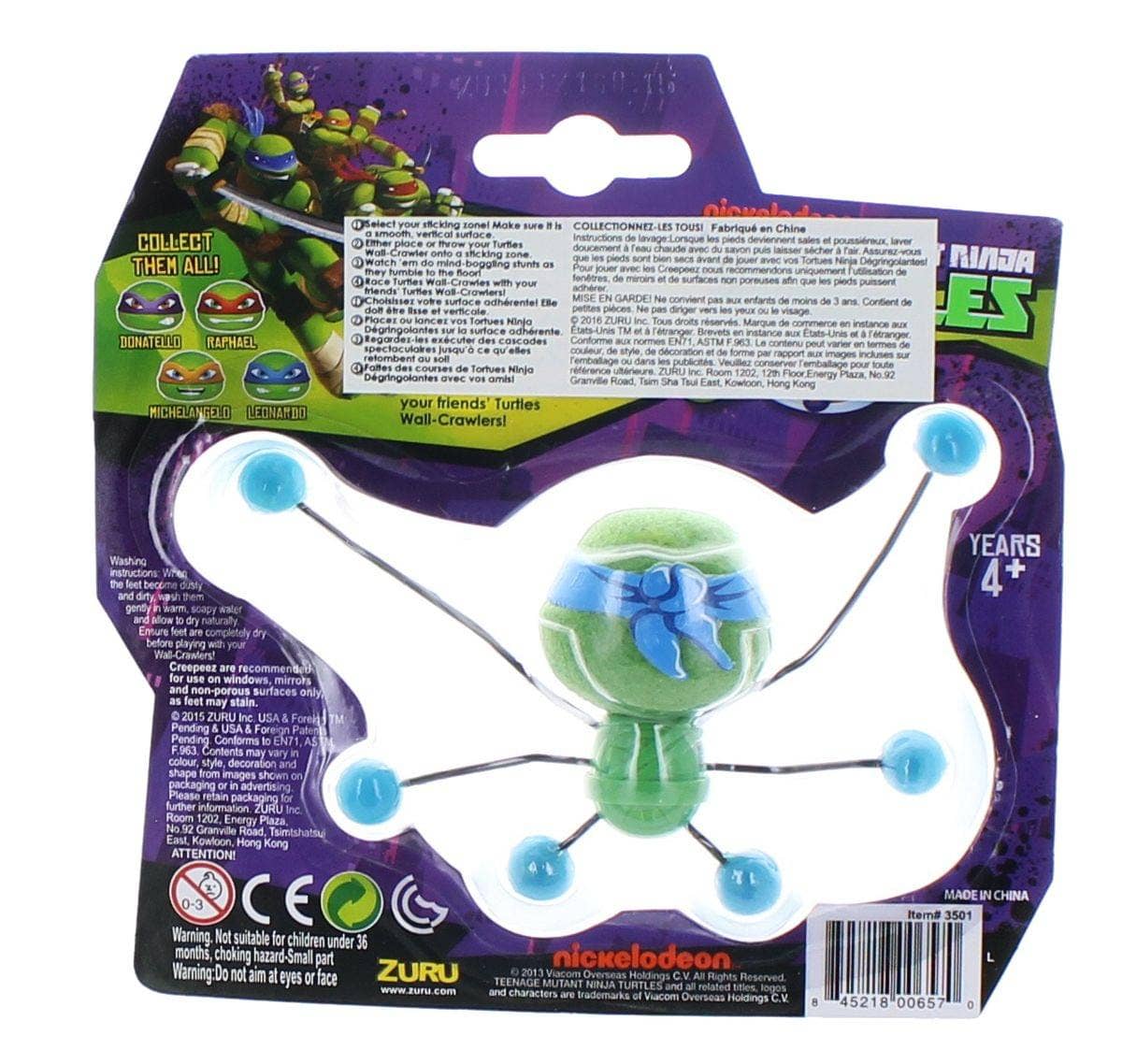 Teenage Mutant Ninja Turtles Creepeez Wall Crawler: Leonardo