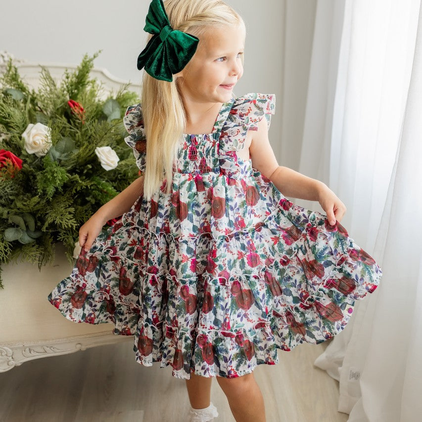 Brielle Dress - Holly Jolly (Final Sale)