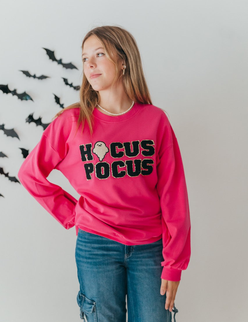 Women's Chenille Sweatshirt - Hocus Pocus