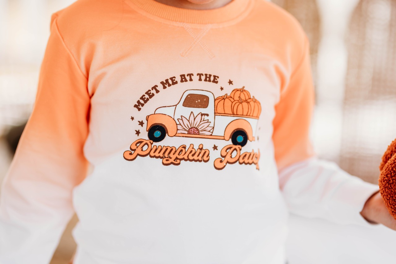 Luna Sweatshirt - Meet Me At The Pumpkin Patch (Final Sale)