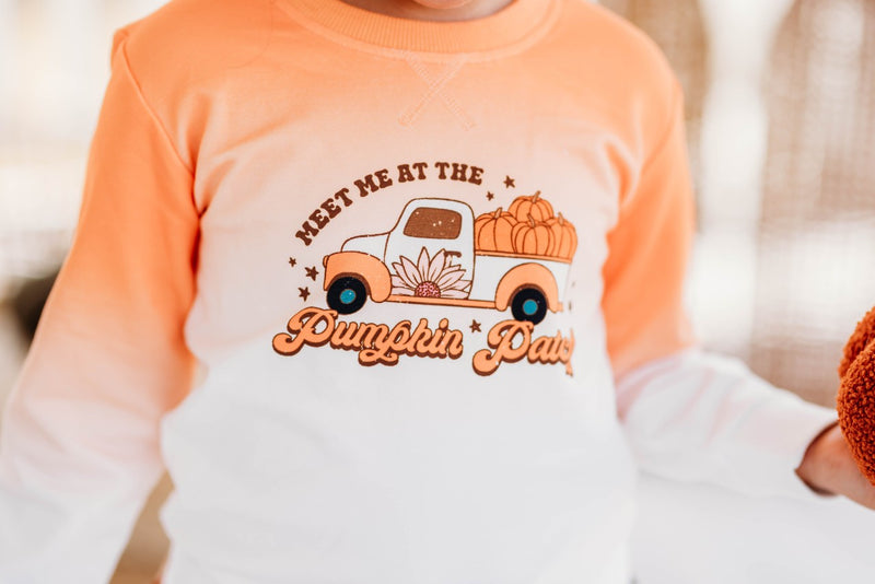 Luna Sweatshirt - Meet Me At The Pumpkin Patch