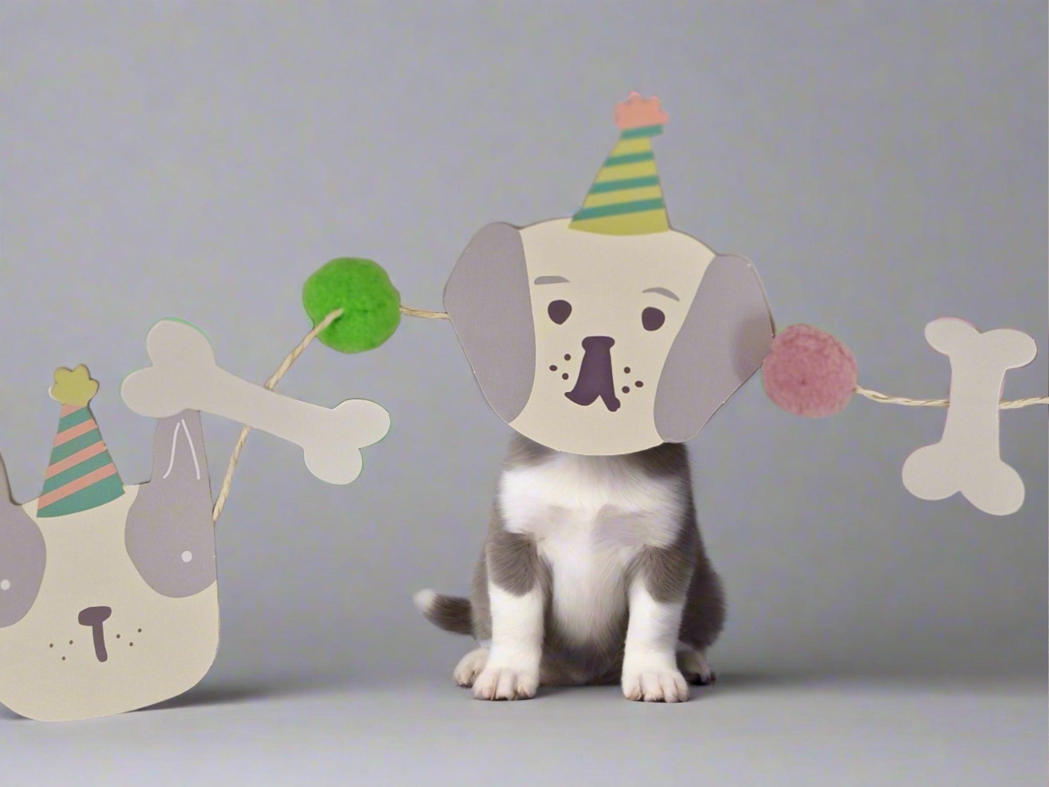 Puppy Dog Birthday Banner