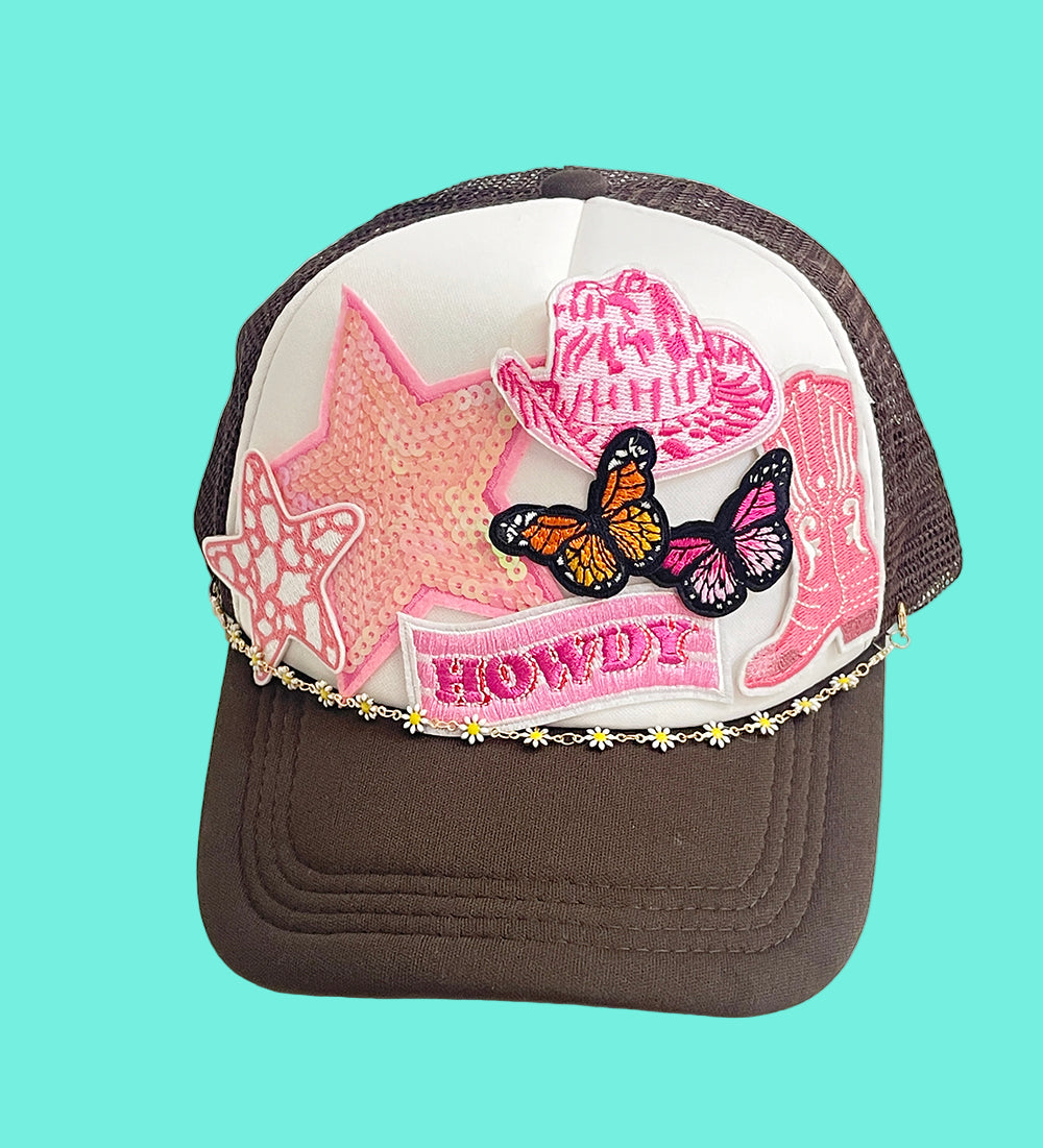 Multi Patch Hat - Howdy Honey