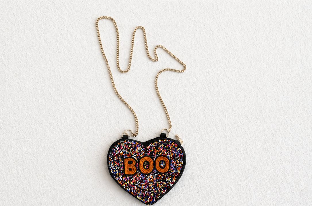Beaded Purse - Boo