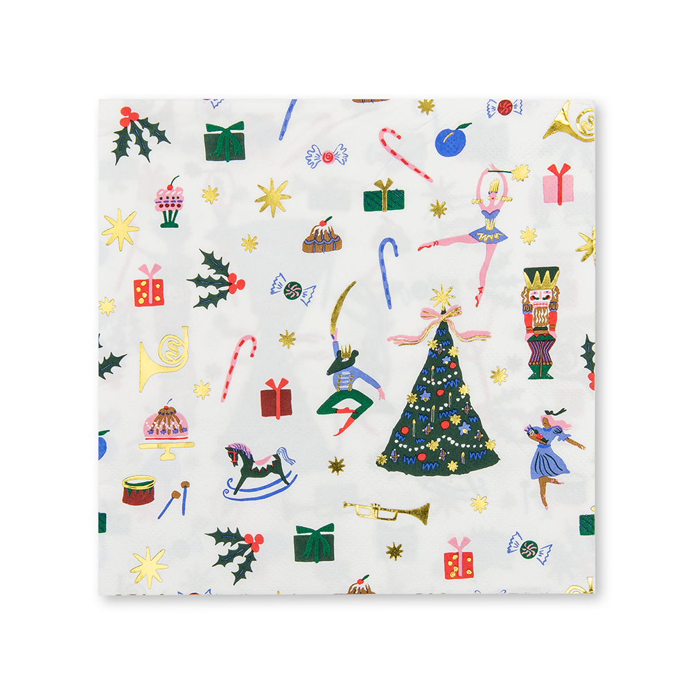 Nutcracker Large Napkins - 16 PK