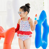 Selah Tankini Swimsuit - Patriotic Rainbow