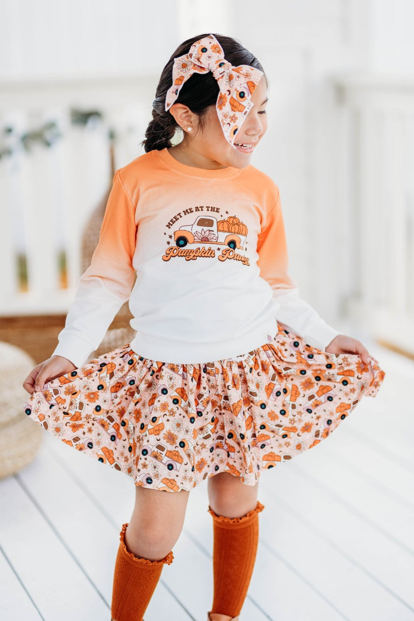 Luna Sweatshirt - Meet Me At The Pumpkin Patch (Final Sale)