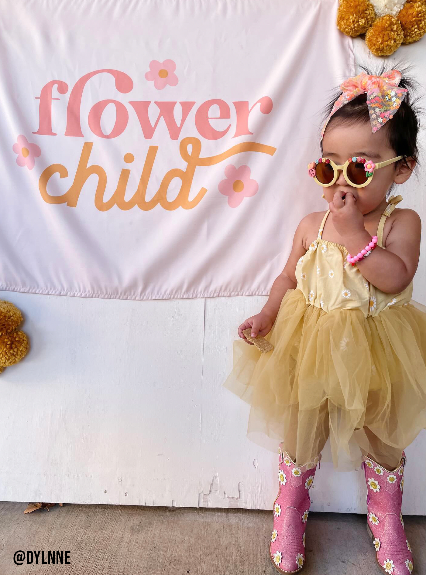 Flower Child Banner 36"X24"