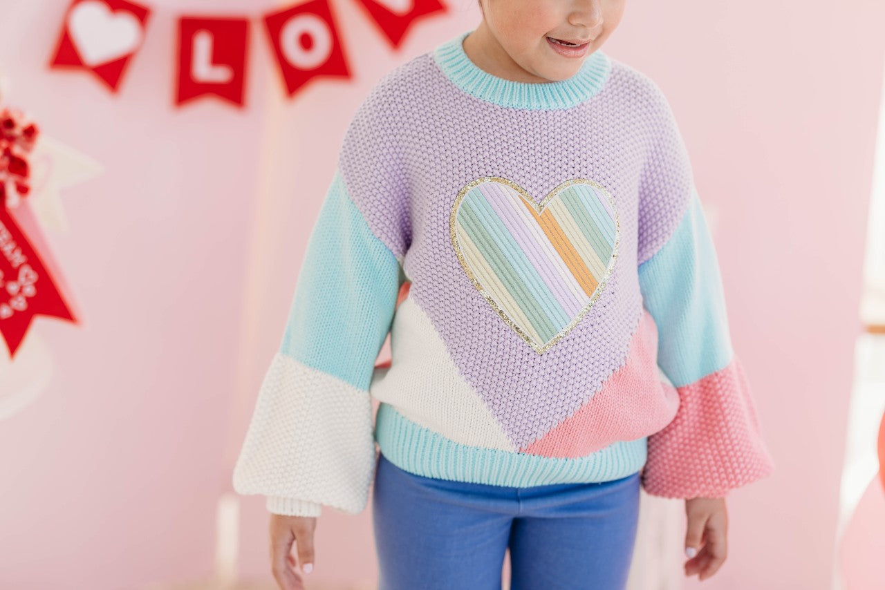 Ombre Heart Sweater