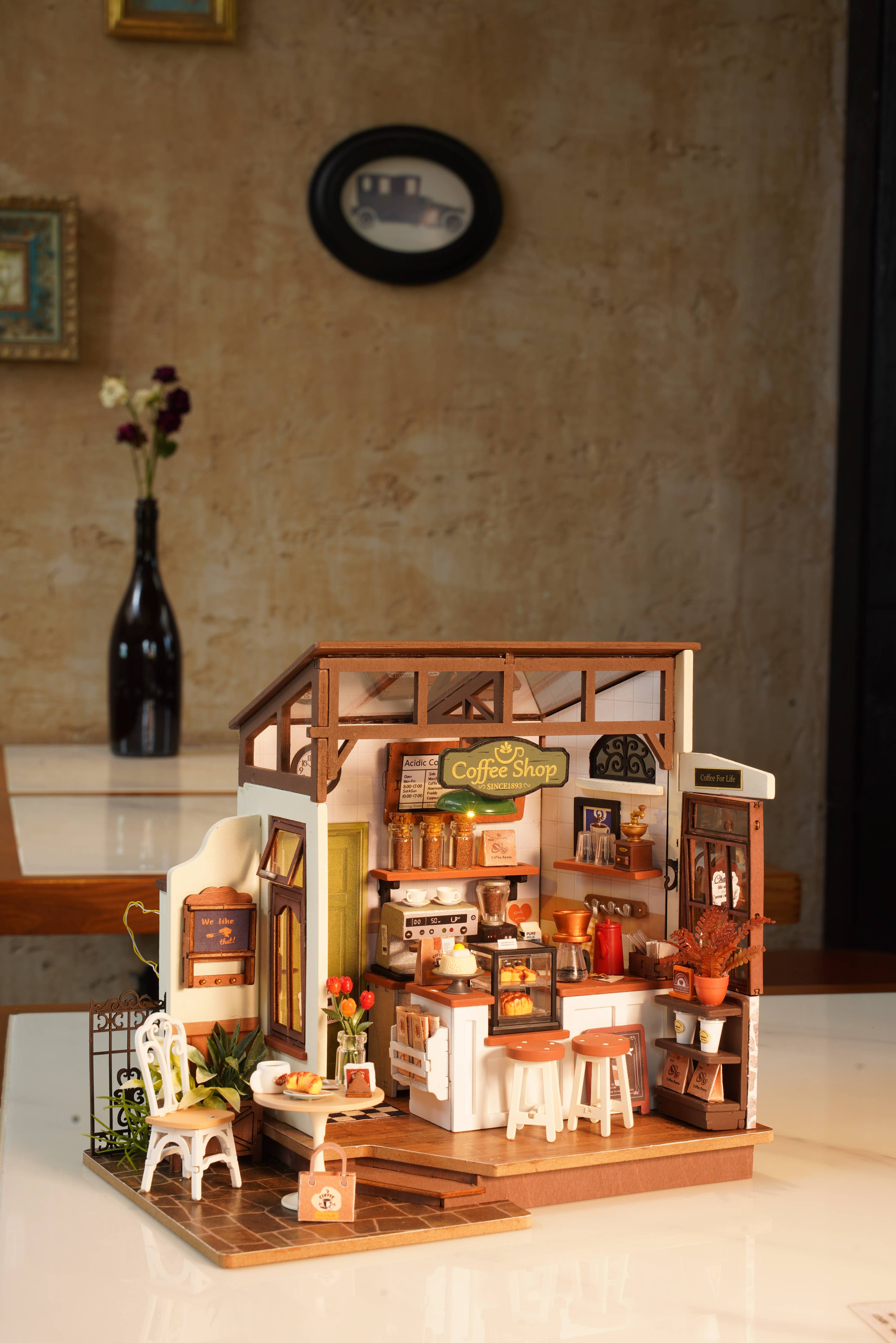 Café Rolife DIY Miniature House