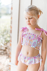Waverly Shirred Swimsuit - Groovy Gal