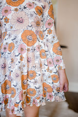 Elara Ribbed Knit Dress - Haunted Garden Glam