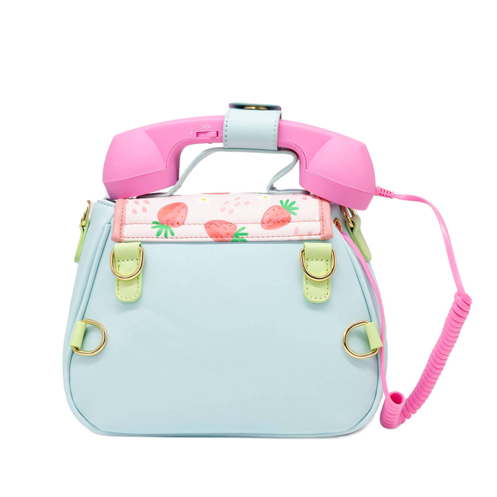 Ring Ring Phone Convertible Handbag- Strawberry Fields