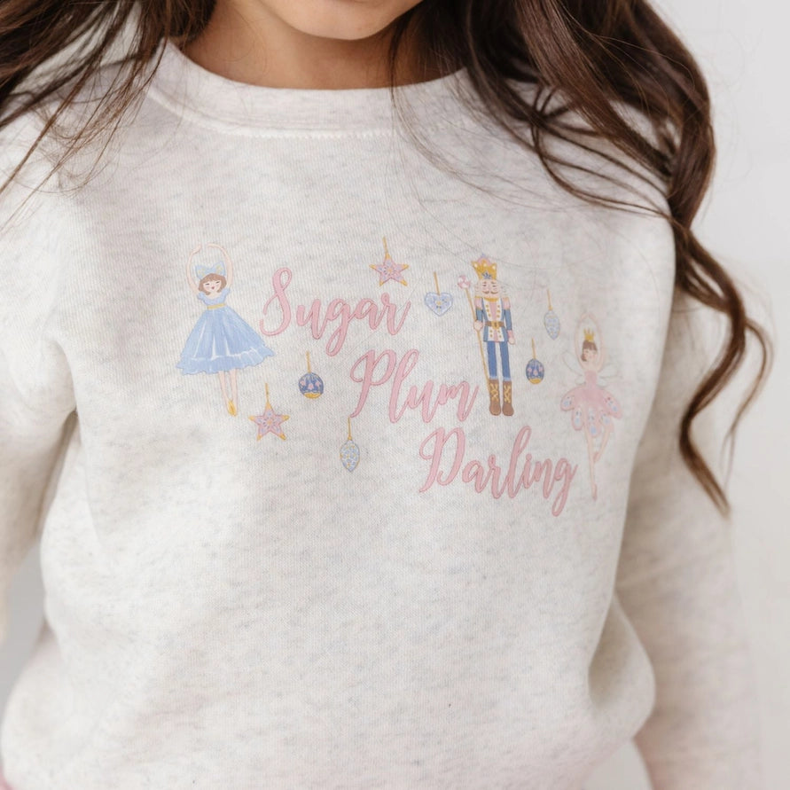 Sweet Wink Sweatshirt - Sugar Plum Darling