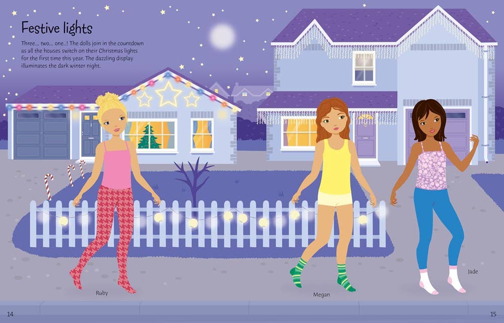 Sticker Dolly Dressing Winter Wonderland : Usborne
