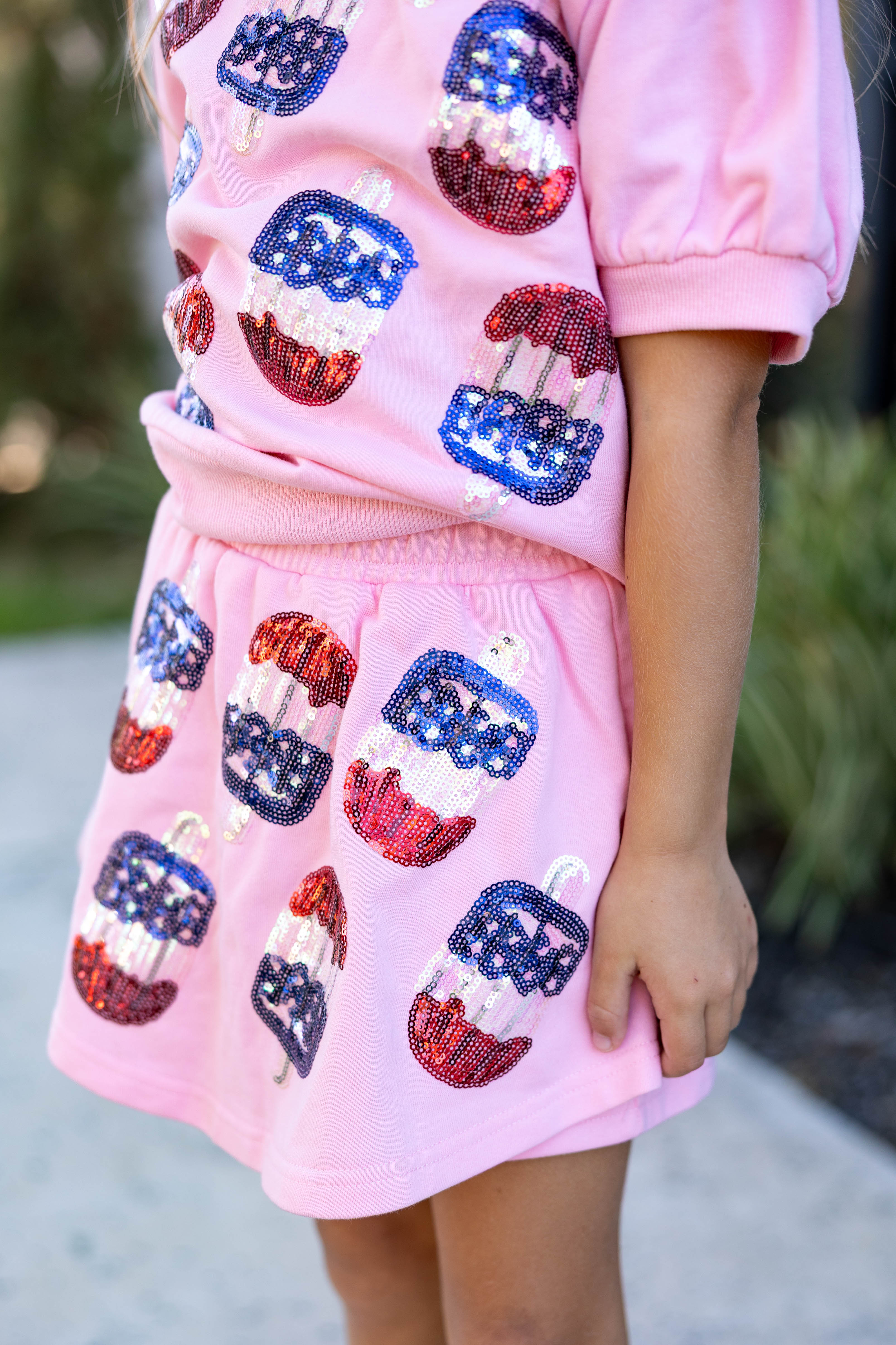 Sweater Top - Patriotic Popsicle Sequin