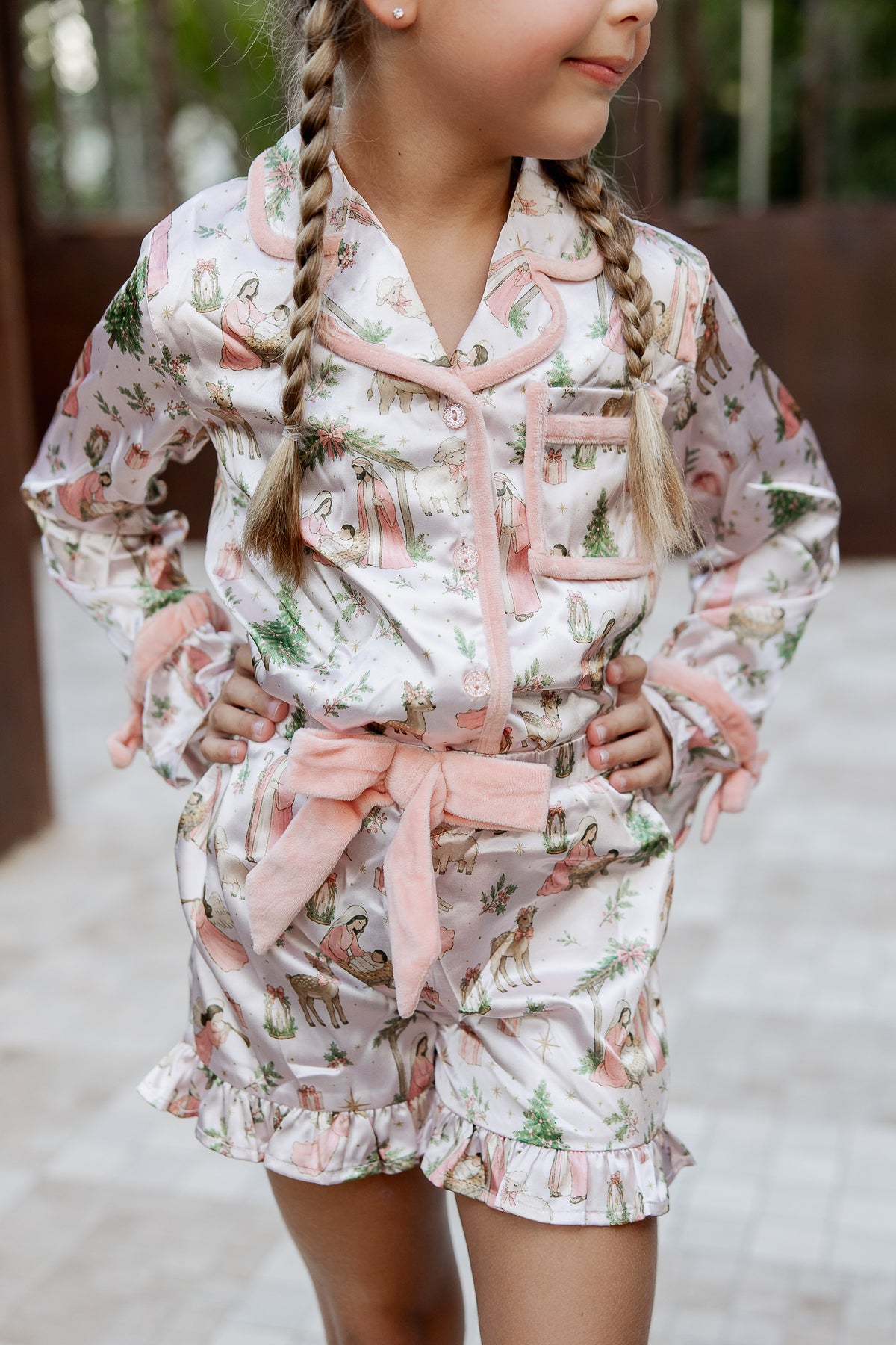 Satin Loungewear Set - O Holy Night (Pre-Order ships early November)
