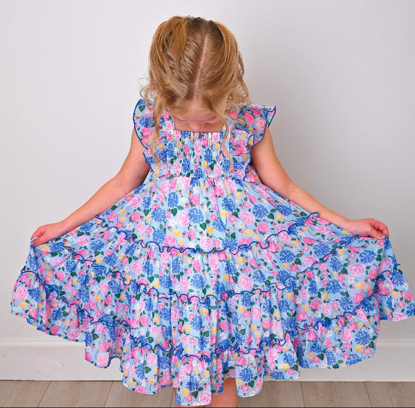 Brielle Dress - Floral Fairytale