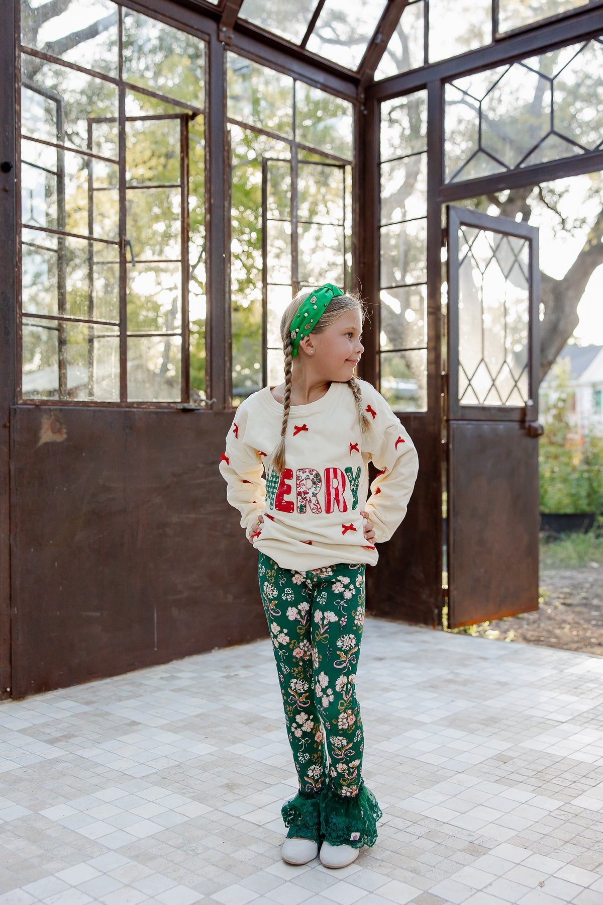 Leggings - Mistletoe Manor (Pre-Order ships end of October)