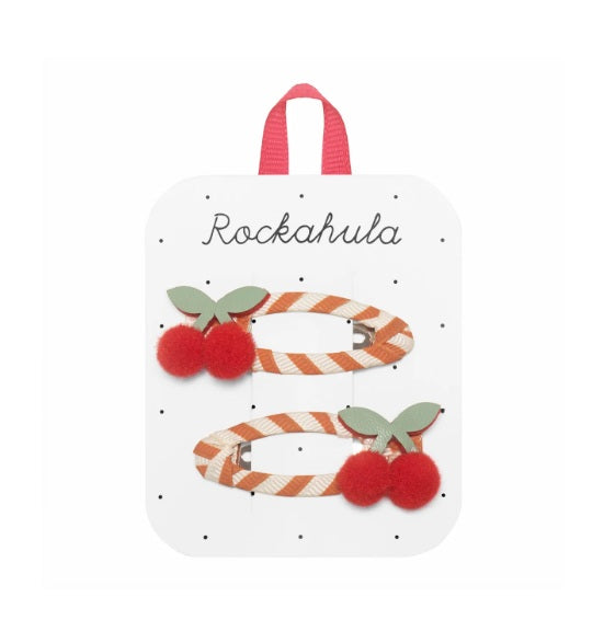 Striped Cherry Clips