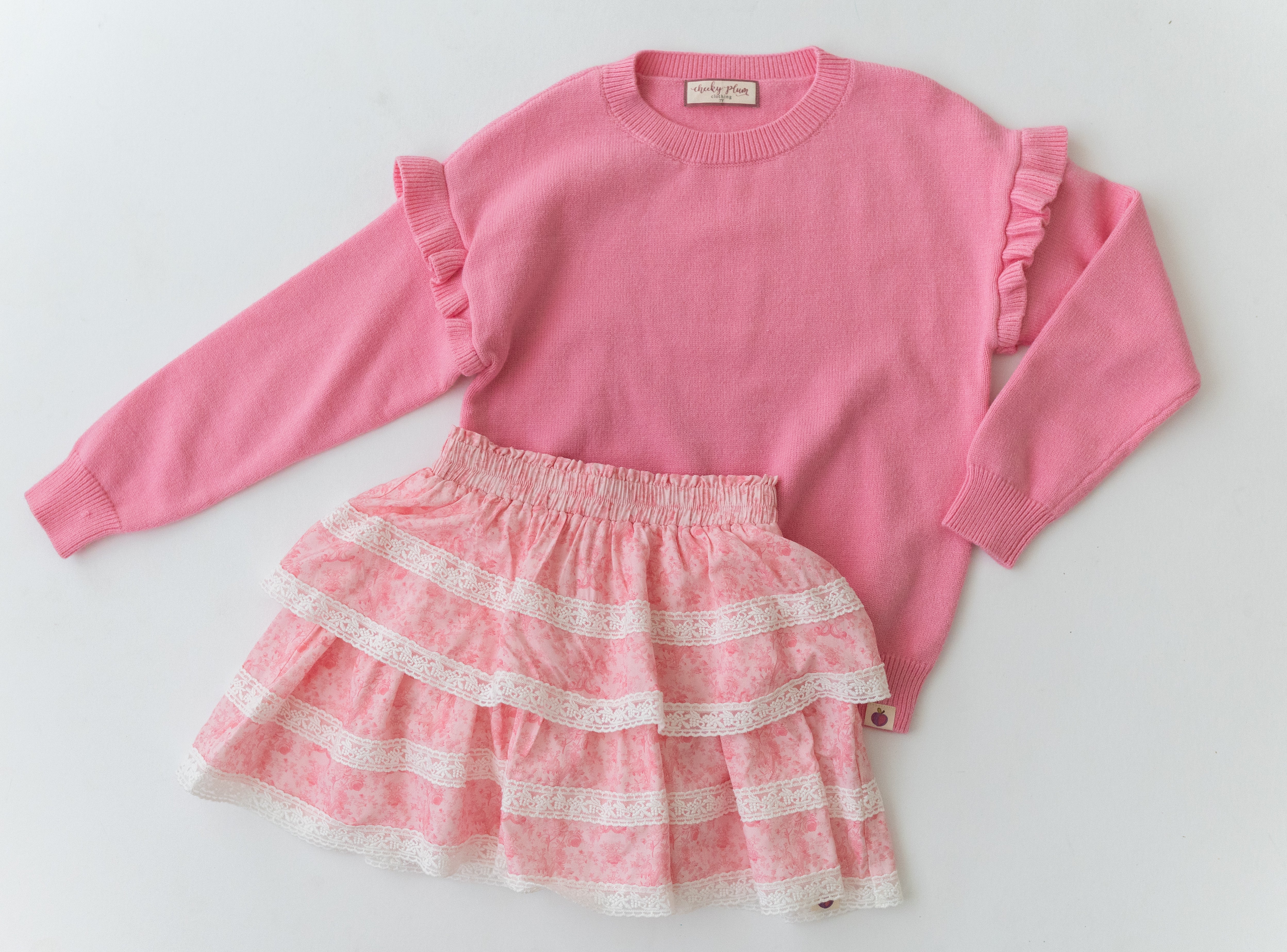 Blair Layer Skirt - Pink Peony