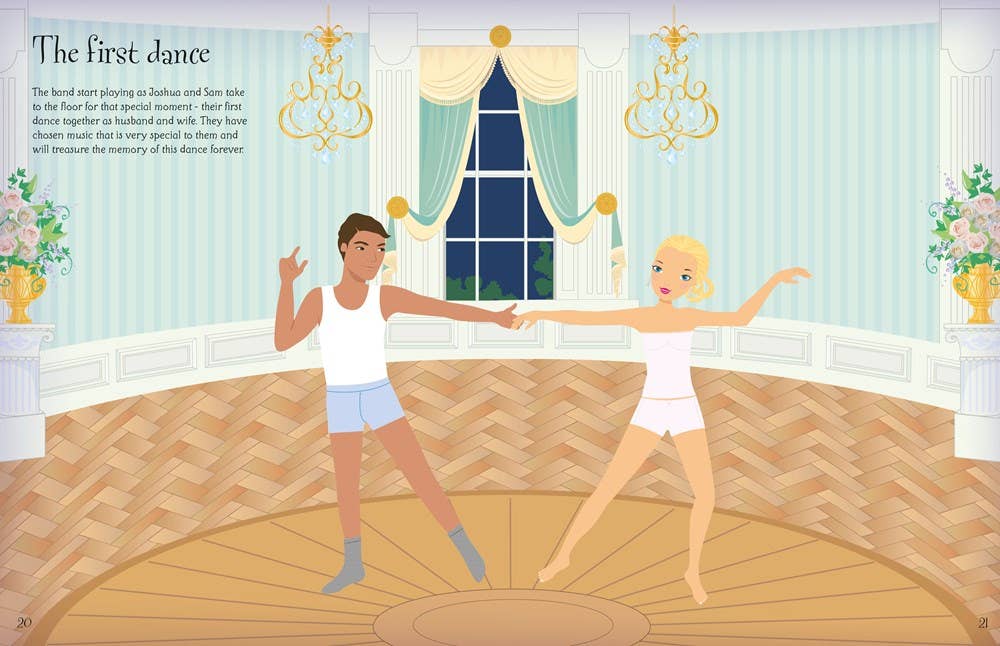 Sticker Dolly Dressing Weddings