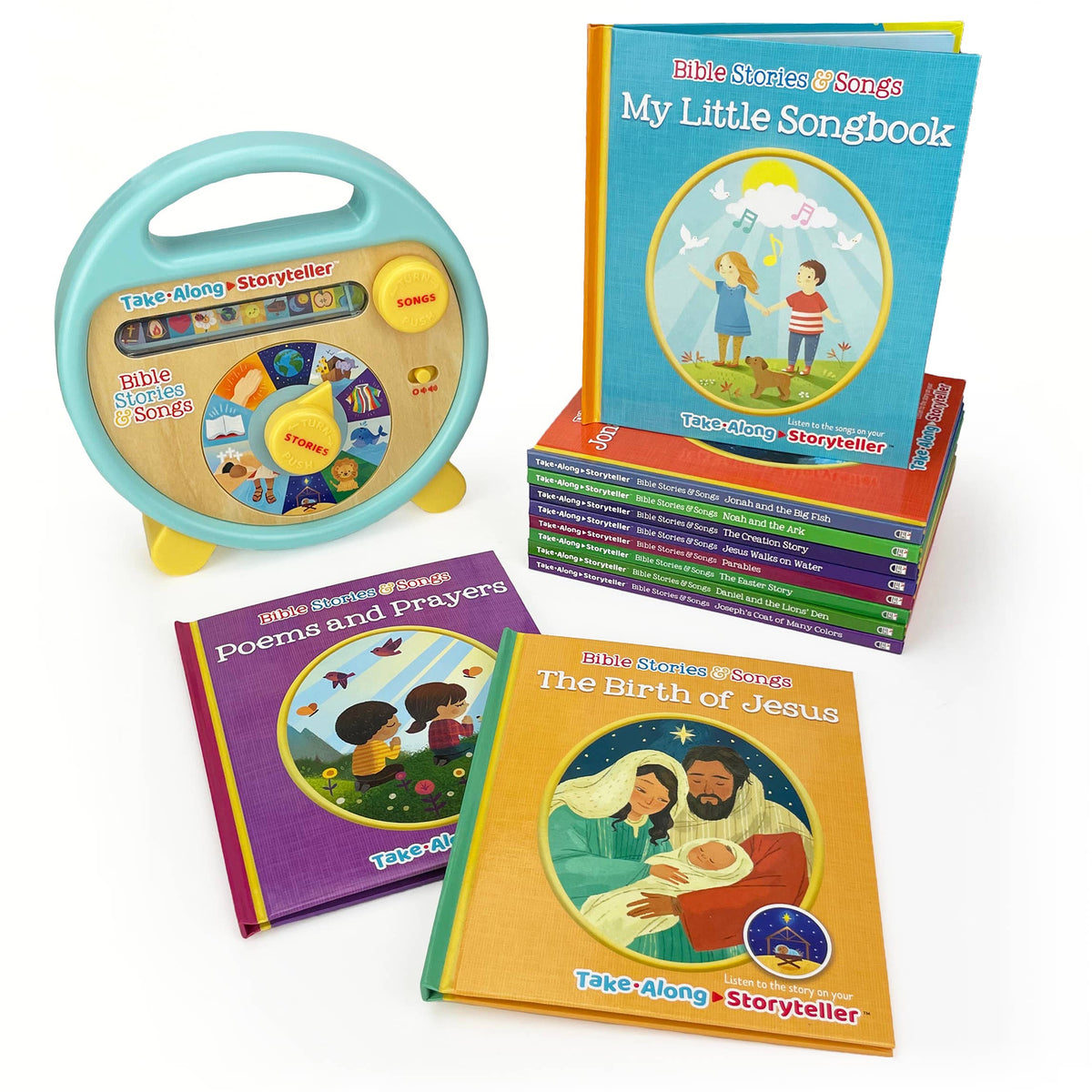Bible Stories and Songs Music Player & Storyteller Book Set