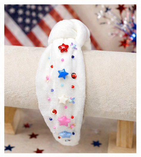 Beaded Headband - Miss Americana (Multiple Color Options)