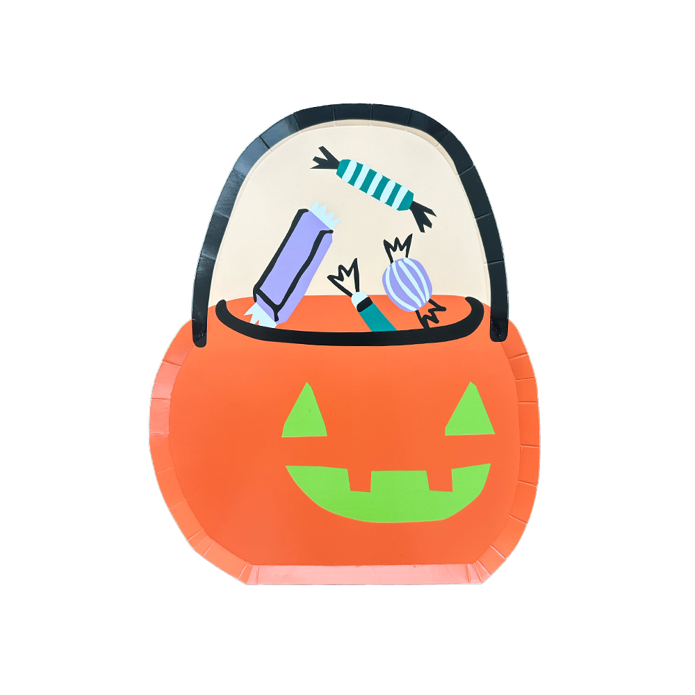 Hocus Pocus Trick or Treat Plates - 8 PK