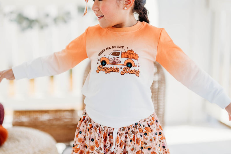 Luna Sweatshirt - Meet Me At The Pumpkin Patch