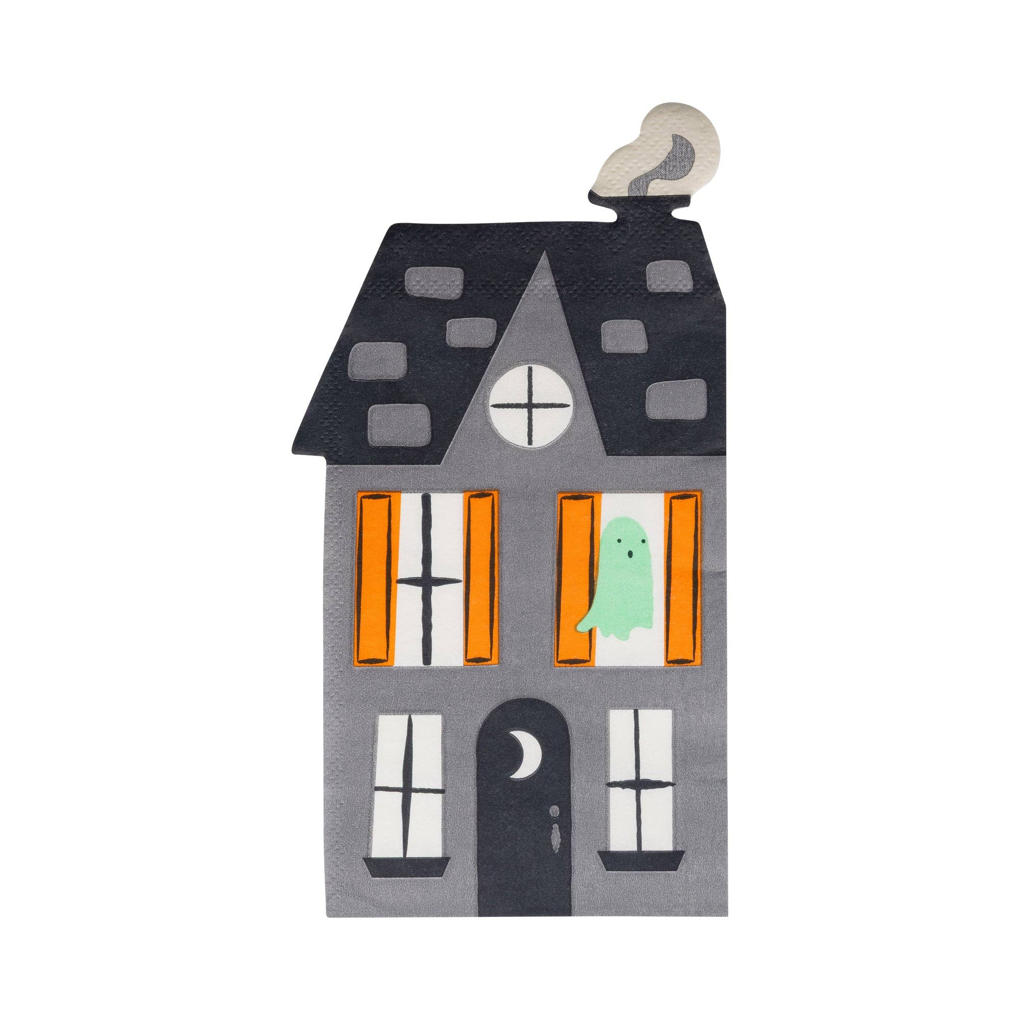 Tricks & Treats House Dinner Napkin - 24 PK