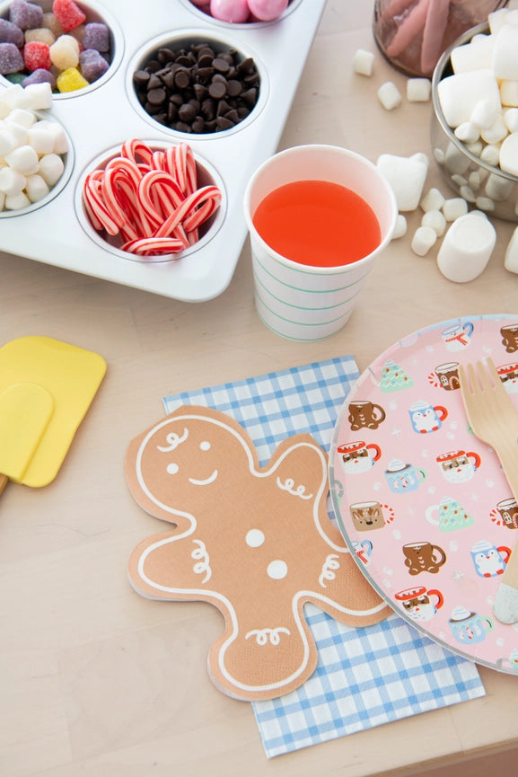 Gingerbread Man Large Napkins - 16 PK