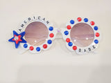 Sunglasses - American Babe (White)