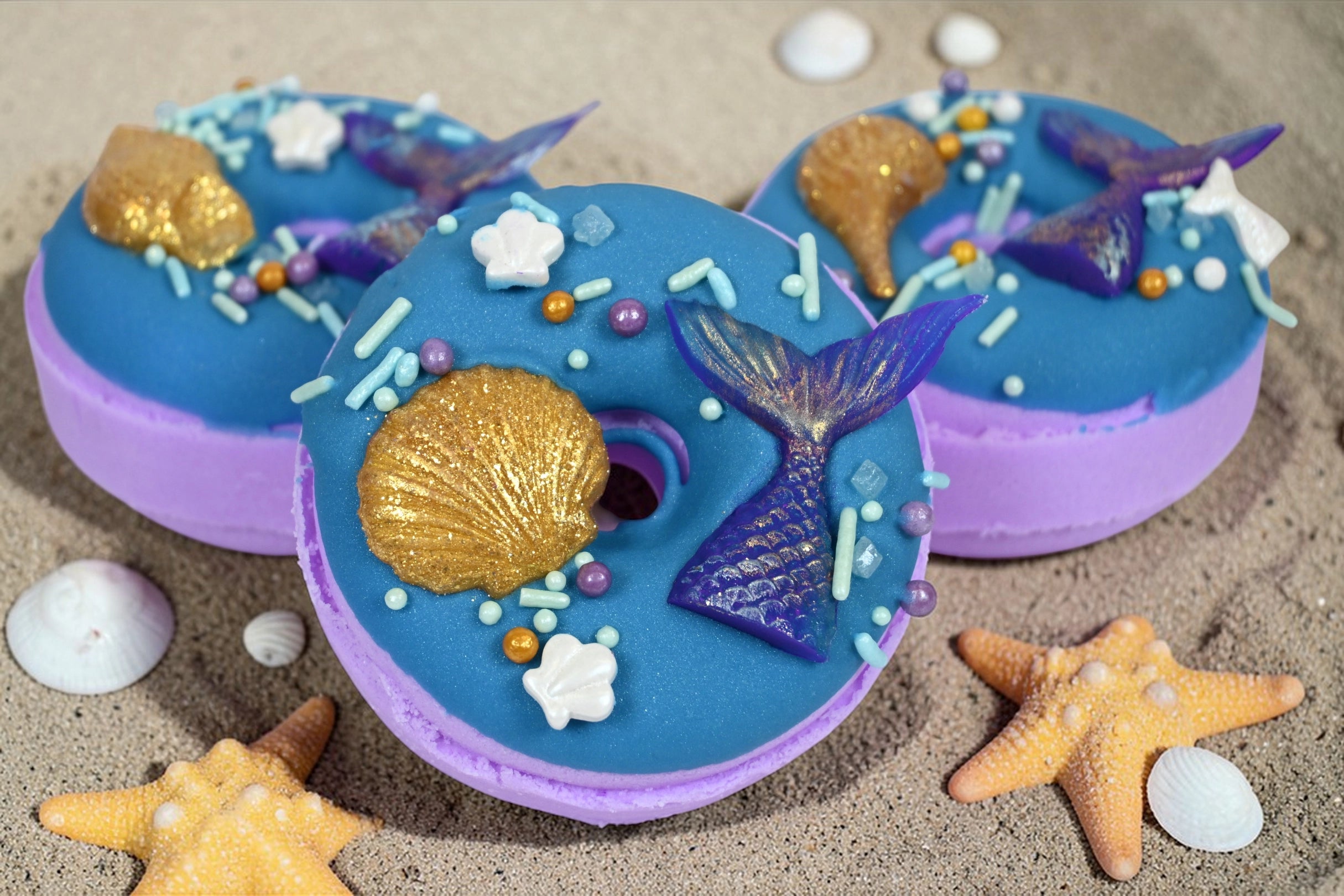 Donut Bath Bomb - Mermaid Kisses