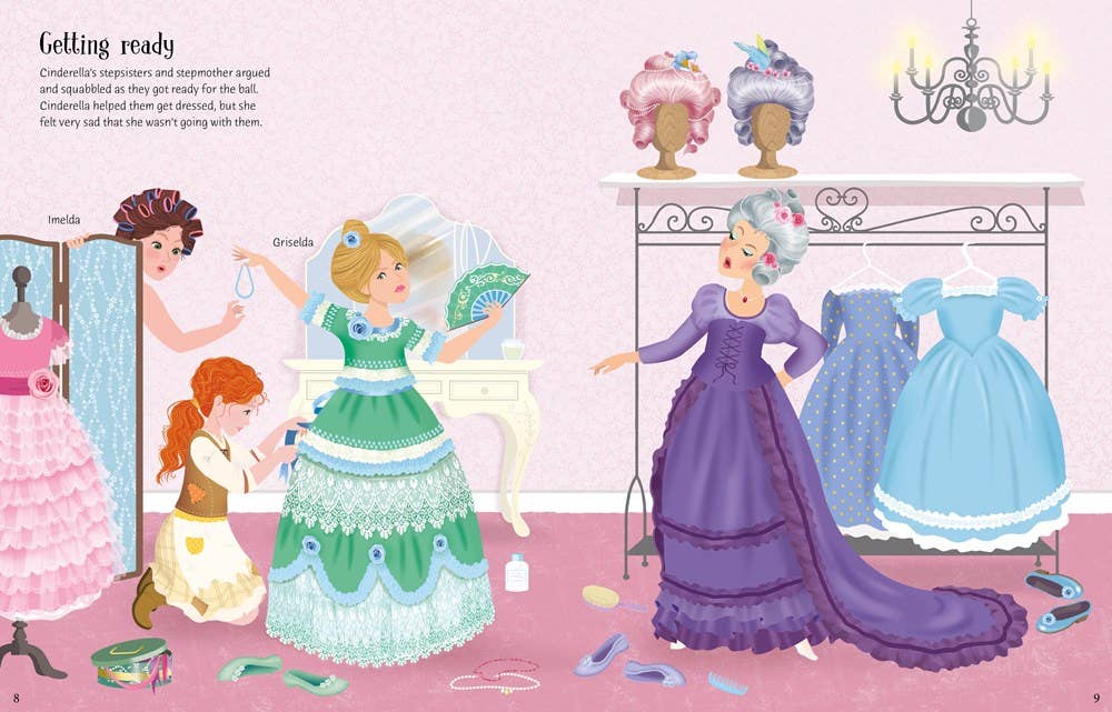 Sticker Dolly Dressing Cinderella