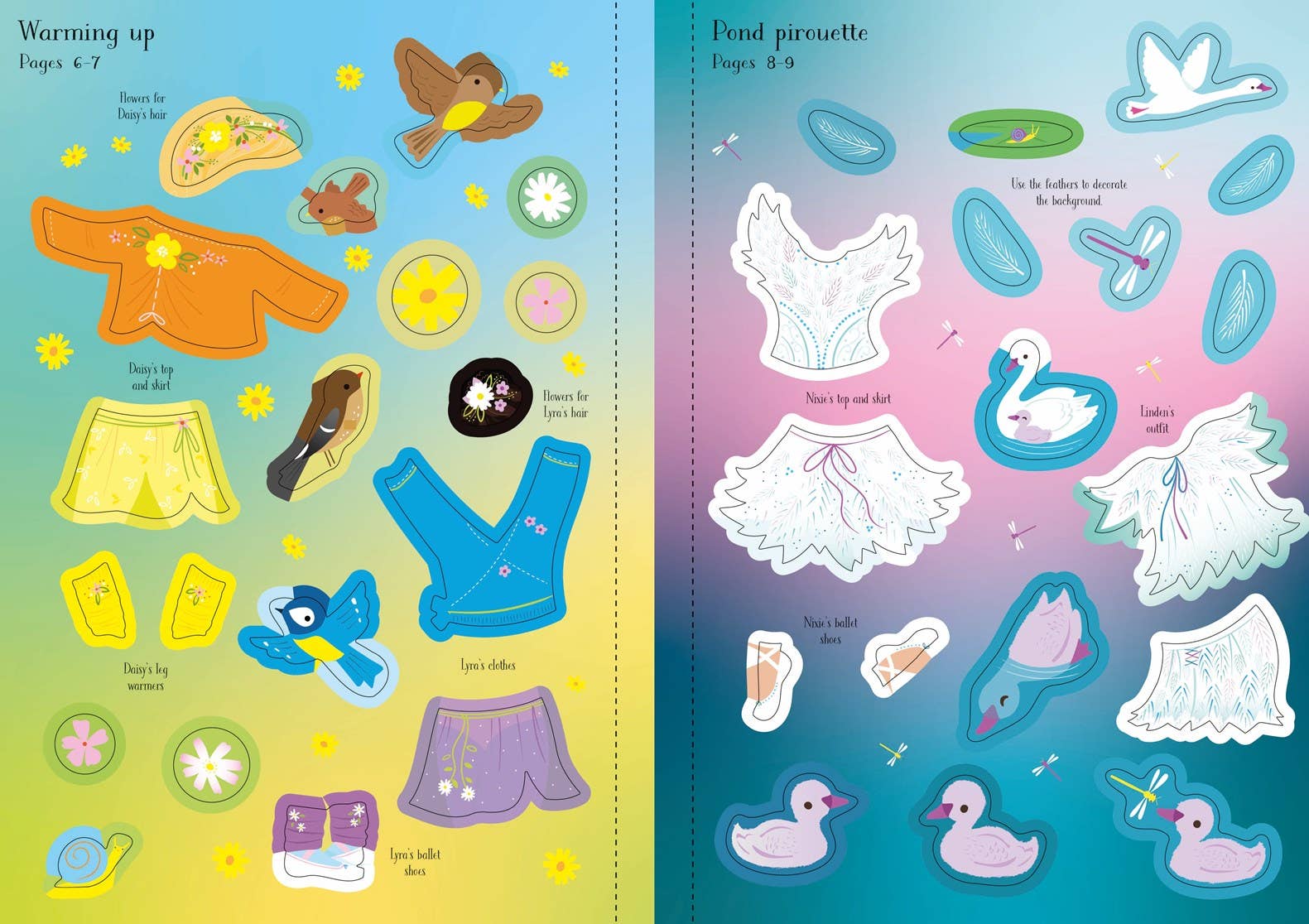 Dolly Dressing Ballet Fairies - Sticker Book