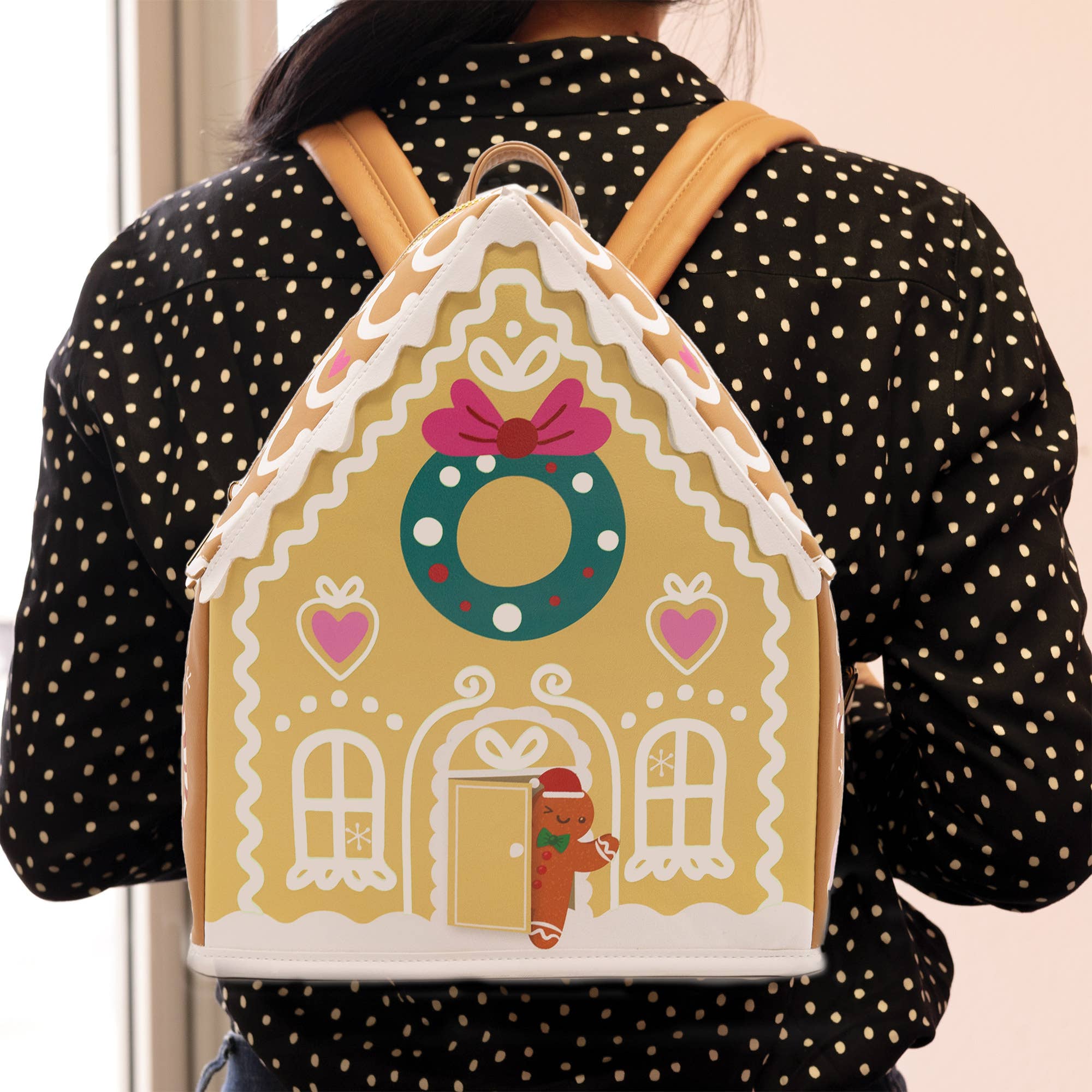 Gingerbread House Backpack (GLOW in the Dark!)