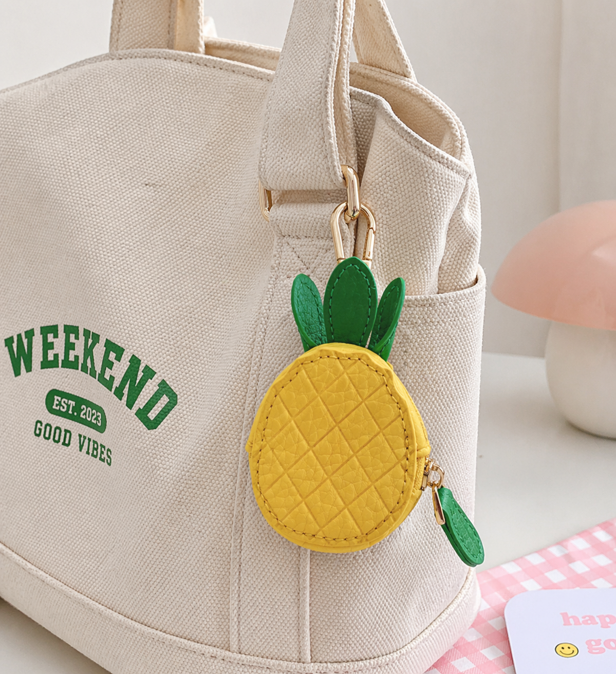 Pineapple Bag Charm