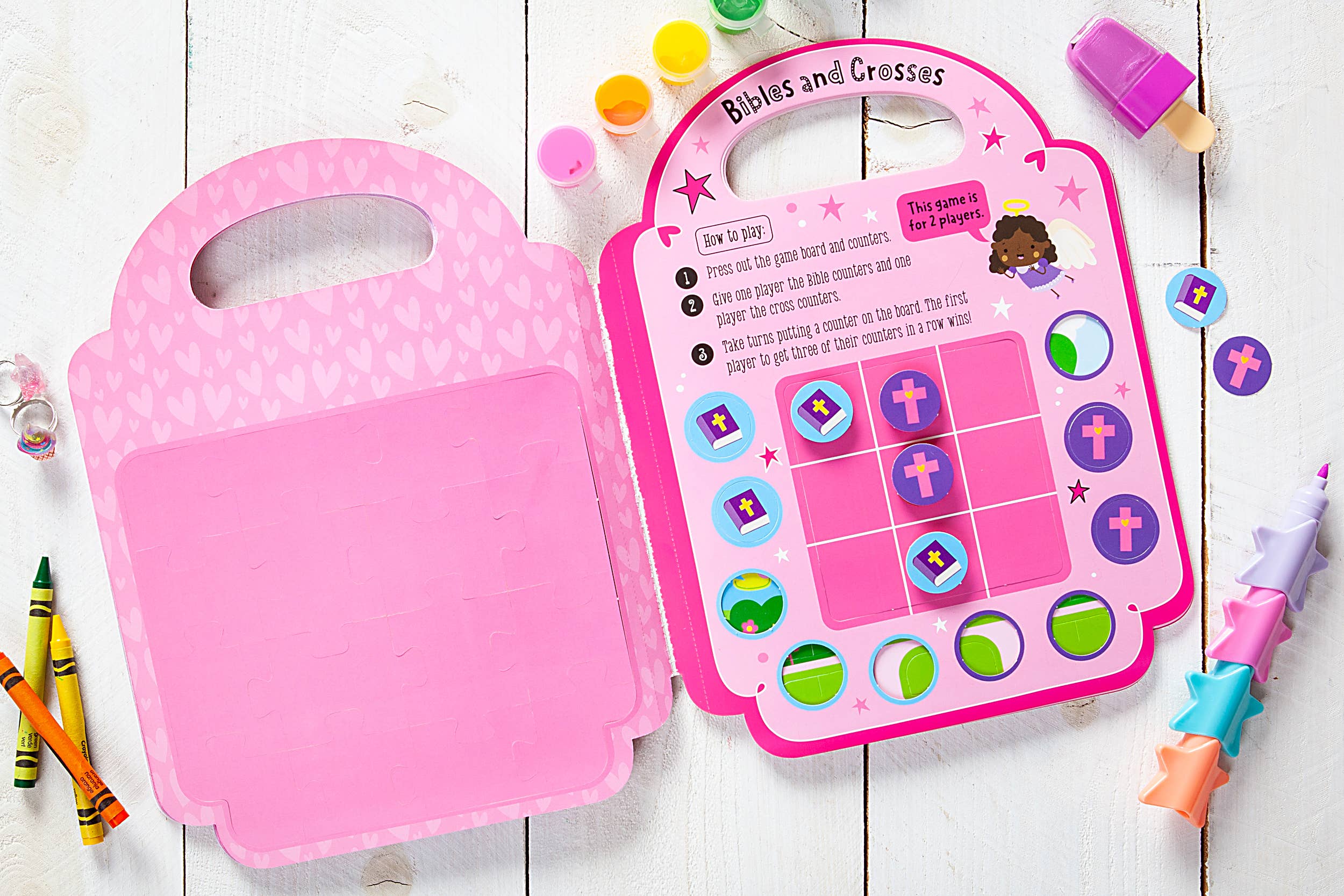 My Pretty Pink Bible Activity Book (Back to School Gifts)